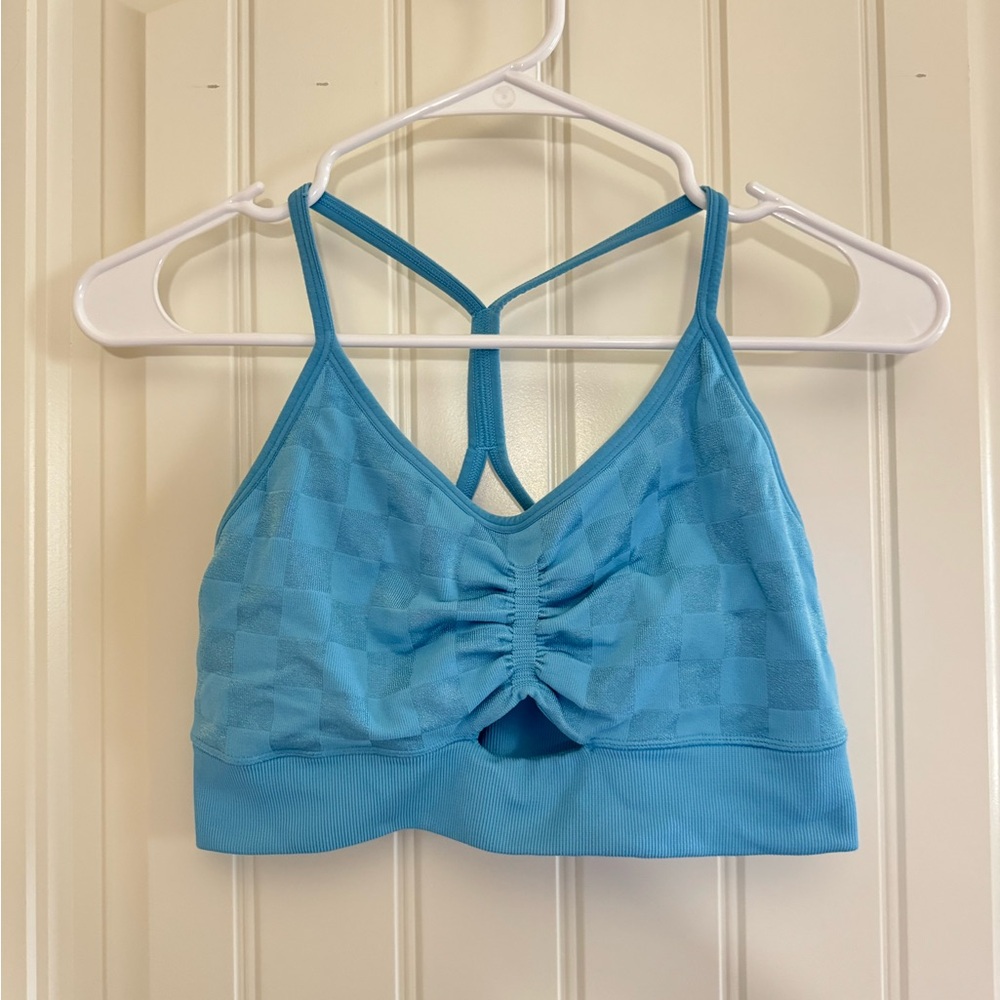 Blue Women's Ruched Bralette